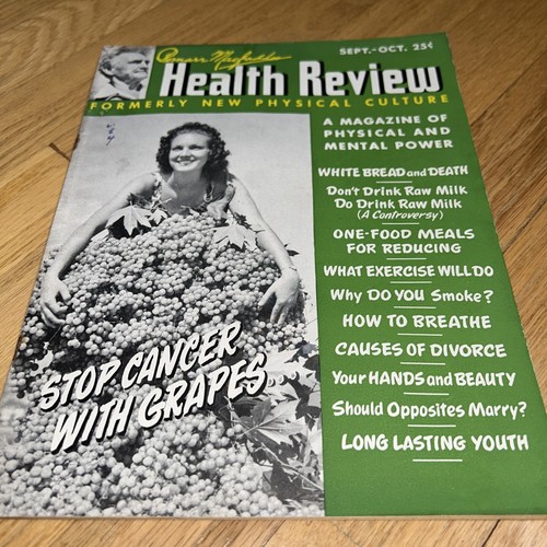 Sep 1950 HEALTH REVIEW / NEW PHYSICAL CULTURE Magazine Bernarr MacFadden