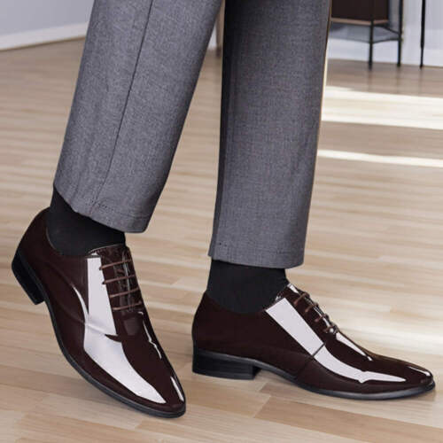 Men's Lace Up Shoes Plus Size Breathable Non Slip Wear Resistant Shoes Youth All - Picture 22 of 30