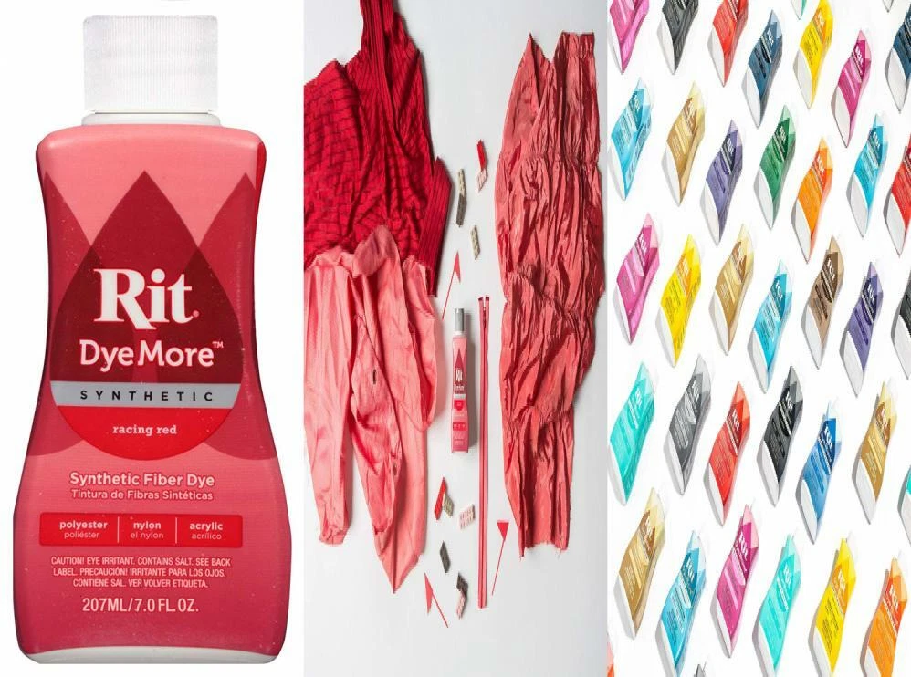 Rit DyeMore Dye for Synthetics, Racing Red, 7 fl.oz.