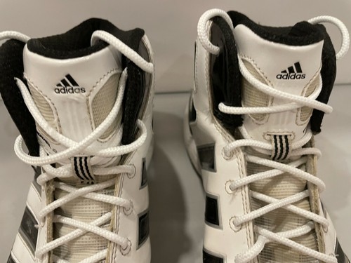 Adidas Pro Model Black White Basketball Sneakers Men’s 11.5 Model G21010 - Picture 5 of 11