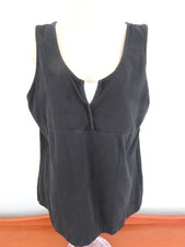 Danskin Women's Black Sleeveless Tank Top Size XL (16-18)