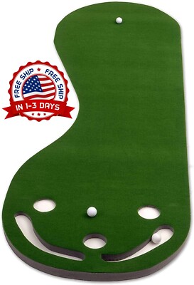 Juego de Golf Pong para Putt Interior para el Patio Incluye Alfombra de Putting