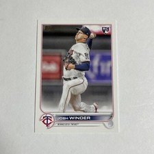 Josh Winder 2022 Topps Update  Rookie #US6 RC Minnesota Twins