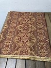 Tapestry Medallion Fabric Jacquard Upholstery Gold Gray Red 2.3 Yards
