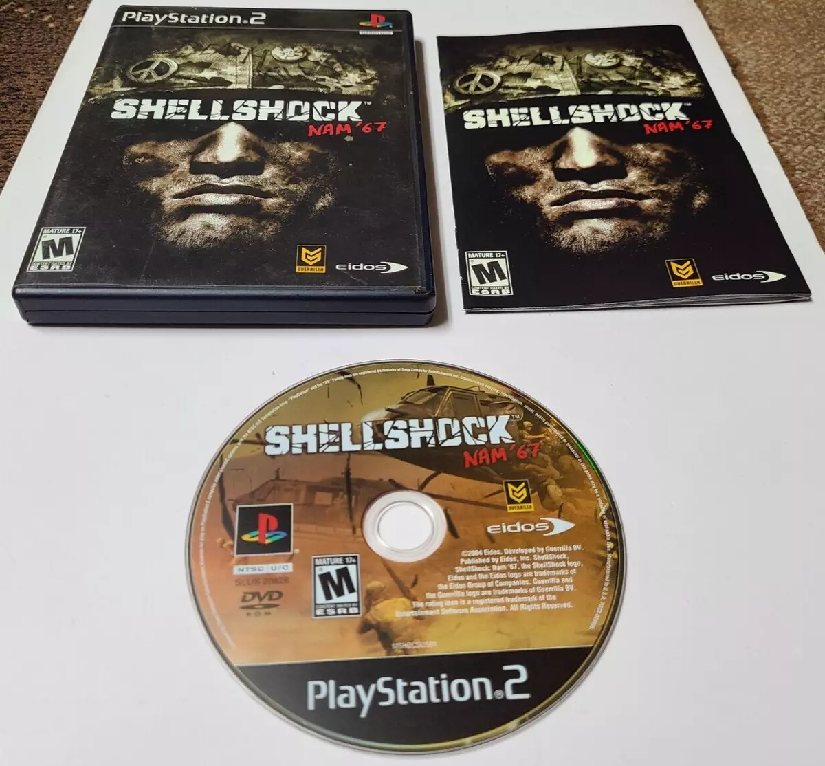 ShellShock: Nam '67 (PS2) (PlayStation), Used, 5032921020688