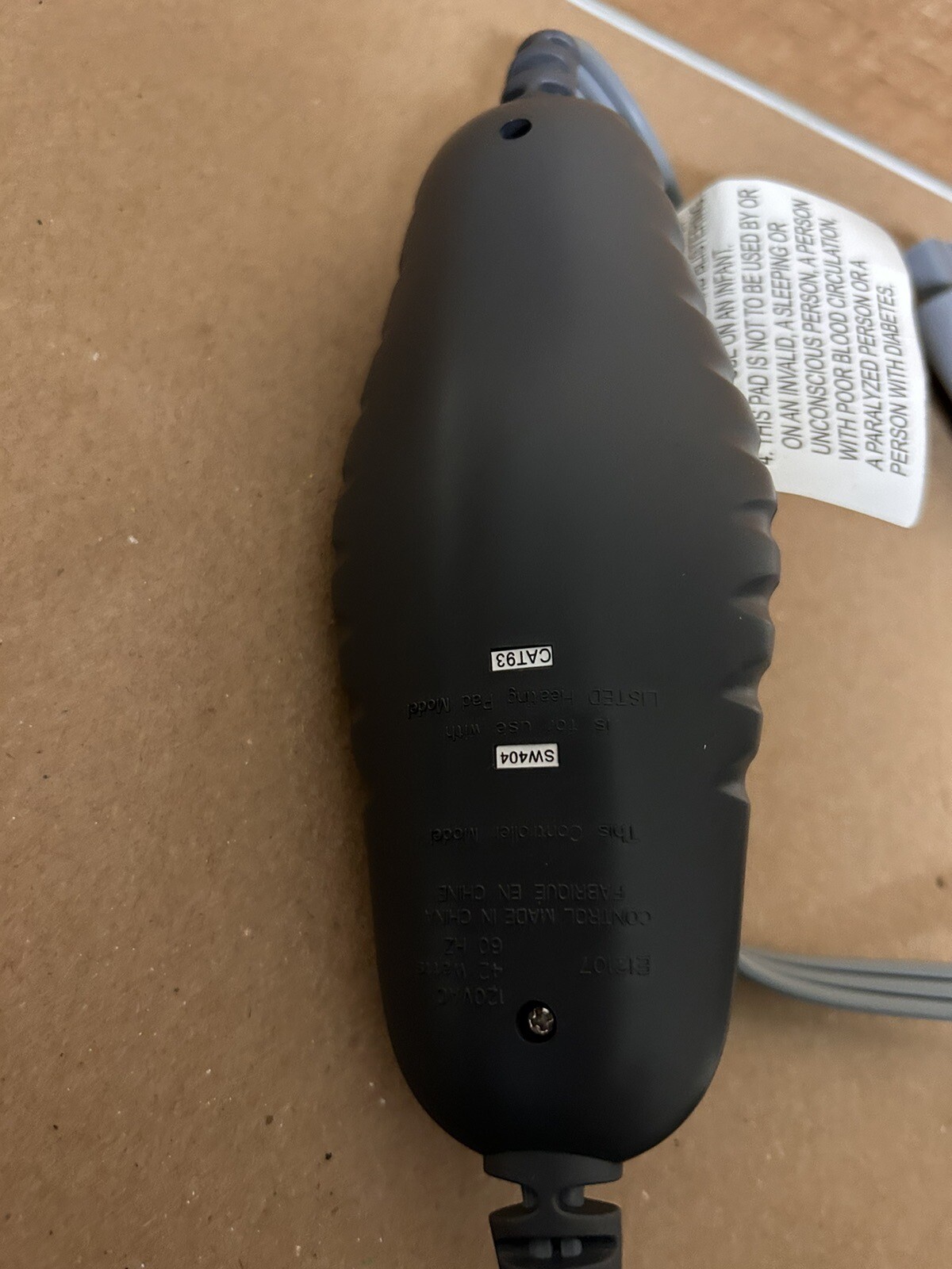 Sunbeam CAT93 Heating Pad Replacement Heat Control Controller SW104 E12107 3Pin eBay