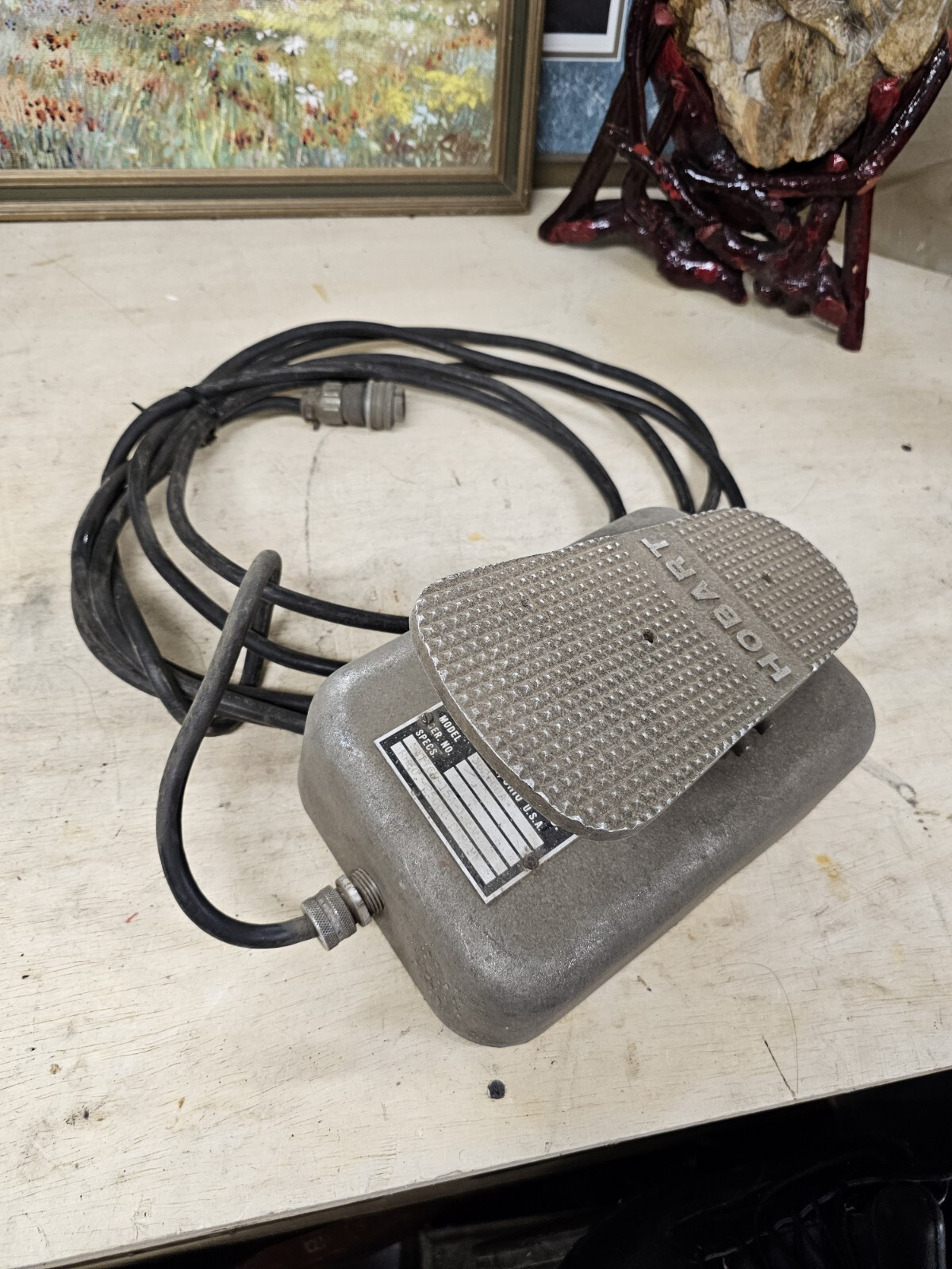 HOBART Welding Rheostat Amper Control Foot Pedal for TIG Welder eBay