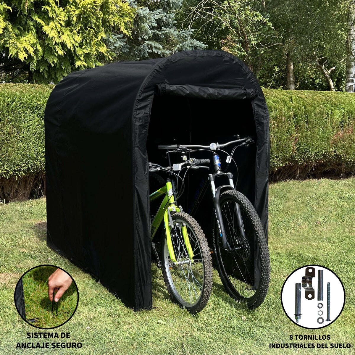 Tienda para Bicicleta Almacenamiento Bici Carpa Refugio Toldo Funda Impermeable
