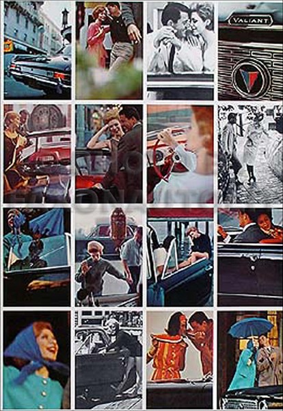 1963 Plymouth Valiant Original Sales Literatur Farbe Katalog 63-image
