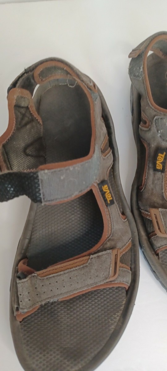 Teva Mens size 9 Katavi 2 sports sandal gray beige Teva Mens Katavi 2 Sport Sandals Lightweight Comfort Gray  main image 3
