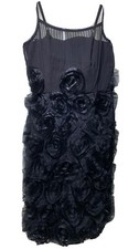 Marc by Marc Jacobs Tulle Black Rose Lace Silk Mini Camisole Dress Size 0