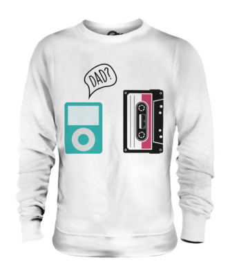 EVOLUTION OF TECHNOLOGY UNISEX PULLOVER OBERTEIL GESCHENK RETRO LUSTIG