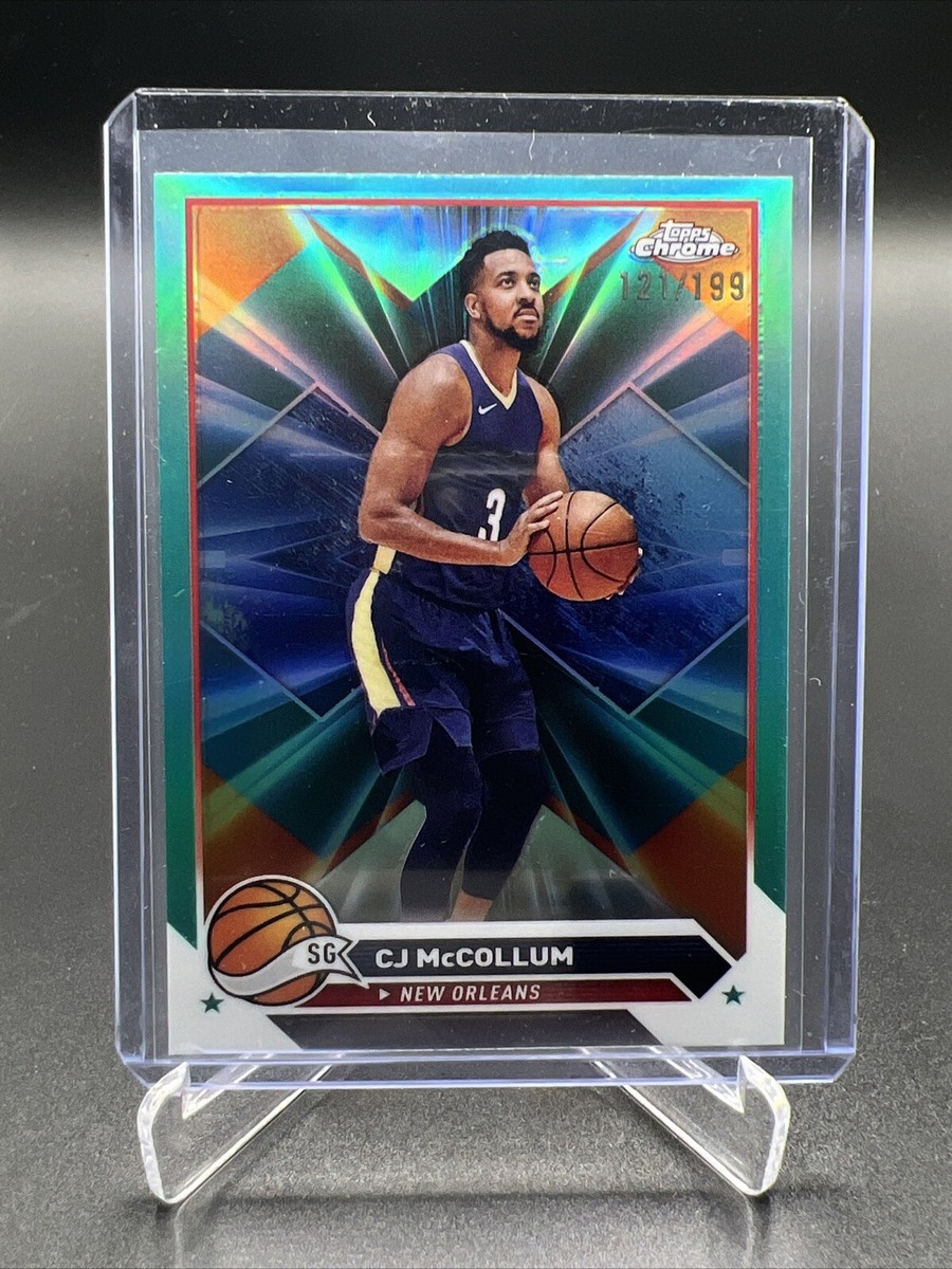 2023-24 Topps Chrome Basketball NBA Aqua 121/199 CJ McCollum