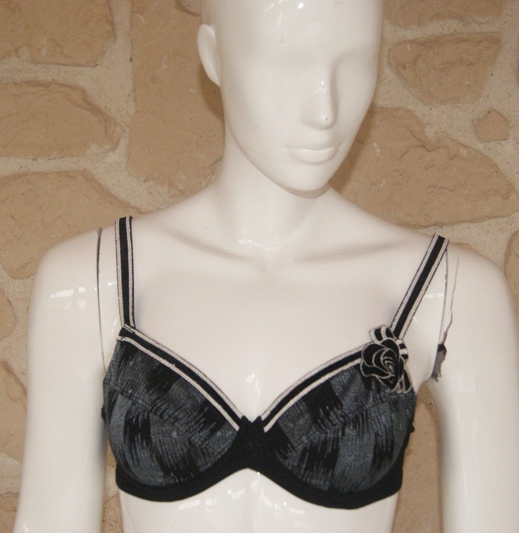 Soutien-gorge Lou Paris Taille 90B - Couleur Cassis - Neuf Avec étiquettes (prix D'origine 71€) - Polyamide