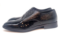 Men's lace-up shoes men Angelo Pallotta paint/saffiano black mod. 2528