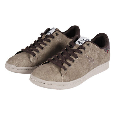 Scarpe Uomo Australian Sneakers Basse Beige Nabuk Casual Lacci Stringhe SARANI | eBay