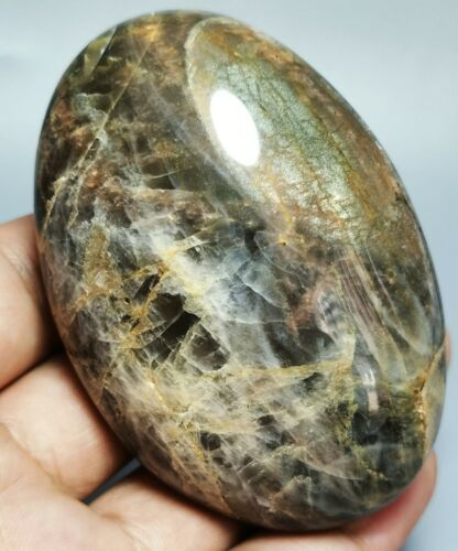 188g Rock NATURAL black moonstones CRYSTAL HEALING - Picture 2 of 8