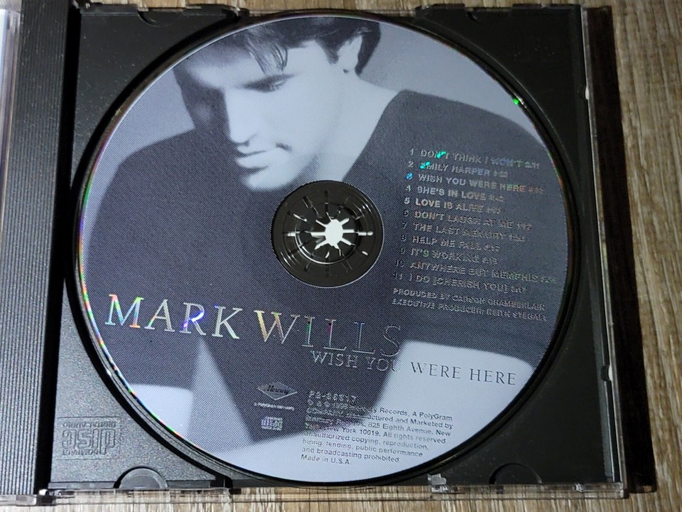 Mark Wills Wish You Were Here (CD, May1998, Mercury Nashville