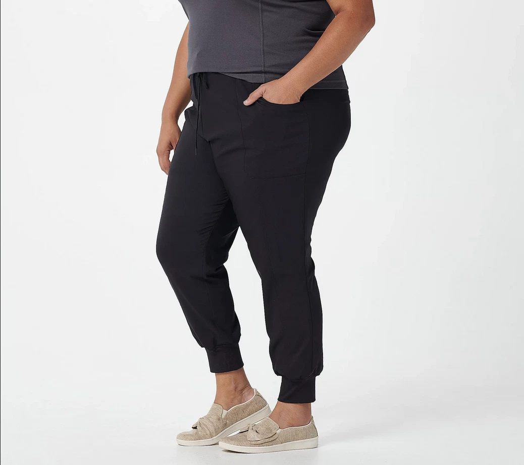 zuda Z Eco Cityscape Jogger w Knit Jersey Black Medium A389275