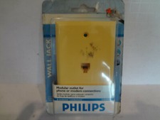 Philips Wall Jack - Modular outlet for phone or modem connections