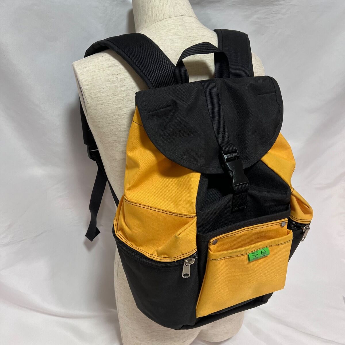 Yoshida PORTER UNION Backpack Yellow Black Casual Mother's Father