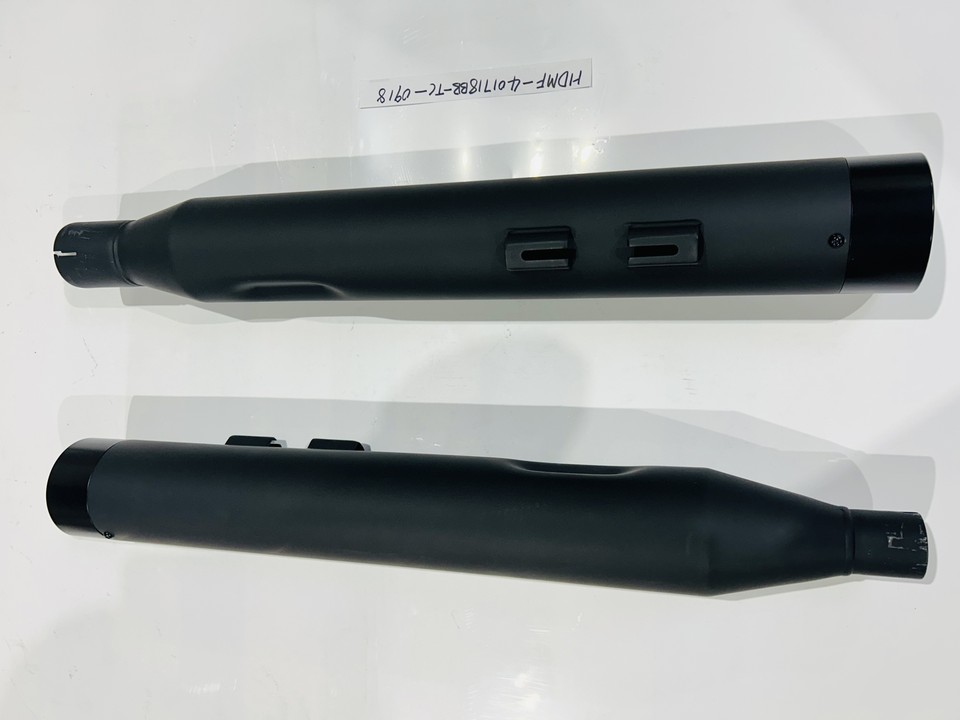 Ceramic NoFading 4.0'' 2X Loud Pipes for Harley Slip On Mufflers