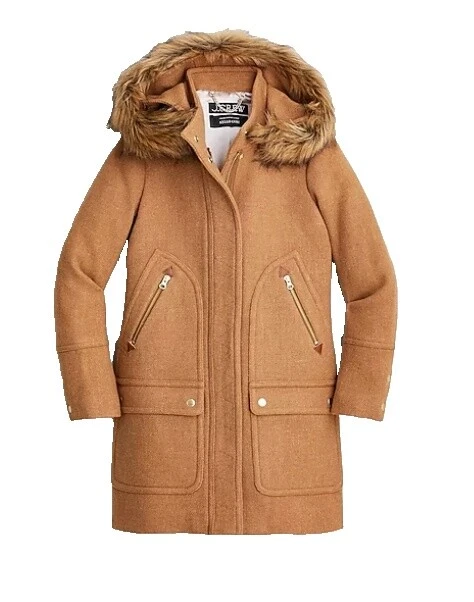 Женские однотонные пальто, куртки и жилеты J. CREW Parkas