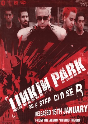Original LP Linkin Park One Step Closer Promo Poster 33 x 23 | eBay