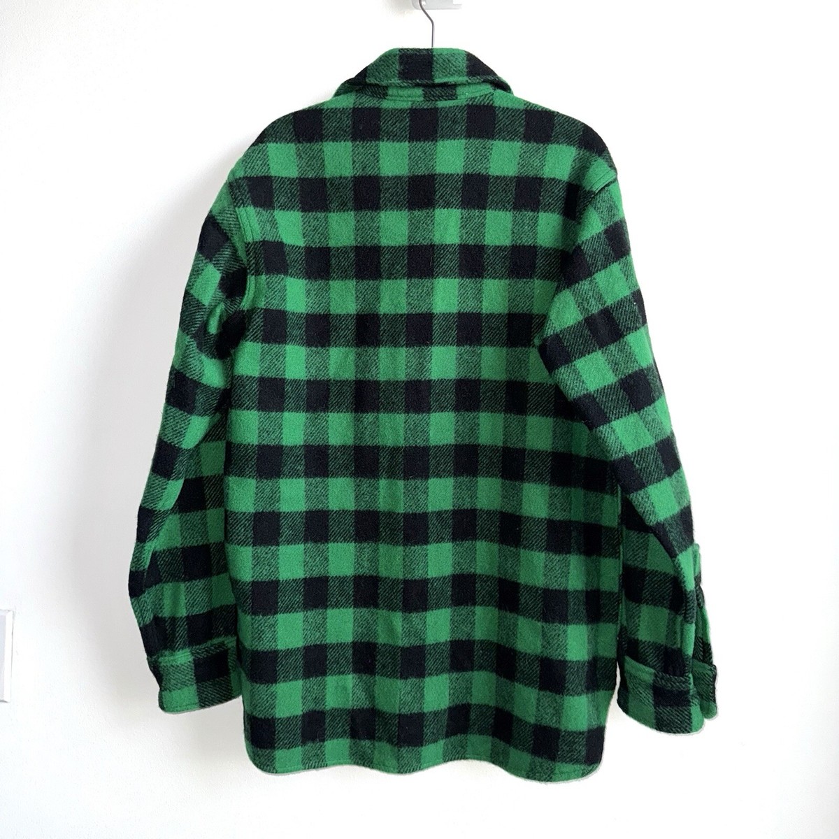 Vintage Woolrich Wool Blend Shirt Jacket Mens Medium Green Vintage Woolrich Wool Blend Shirt Jacket Mens Medium Green