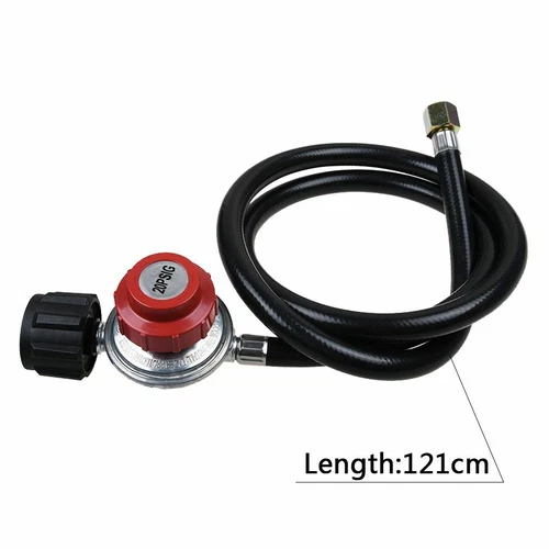 Verstellbarer Propangasregler Schlauch BBQ Grill Brenner Tank & 5 Fuß Schlauch 20 PSIG - Bild 9 von 12