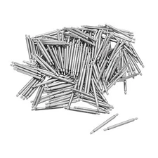 15mm Watch Band Pin 1.3mm Dia Steel Single Flanged End Spring Bar Pins 200pcs