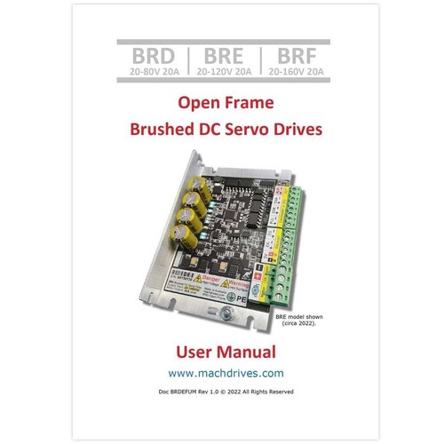Machdrives BRE Brushed DC Servo Driver 20-120V 20A CNC MILL Router DCS810 🇦🇺 - Picture 5 of 12
