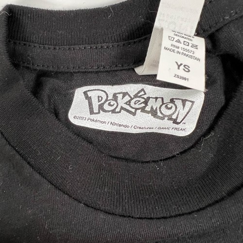 Pokemon Kinder Poke Rainbow Jungen Kurzarm T-Shirt schwarz - Größe Jugend Small - Bild 6 von 9