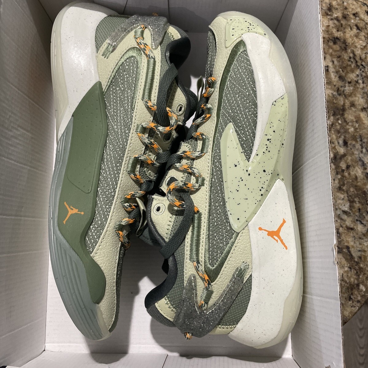 Size 6.5 - Michael Jordan Luka Doncic 2 Olive Aura NEW NBA