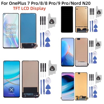 TFT LCD Display Touch Screen Digitizer für OnePlus 7 Pro/8/8 Pro/9 Pro/Nord N20.