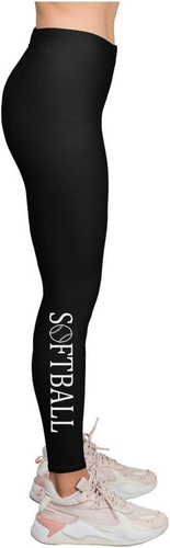 Leggings for Women Teen Girls Gift for Fans Team Players Love Volleyball Soccer - Picture 12 of 12