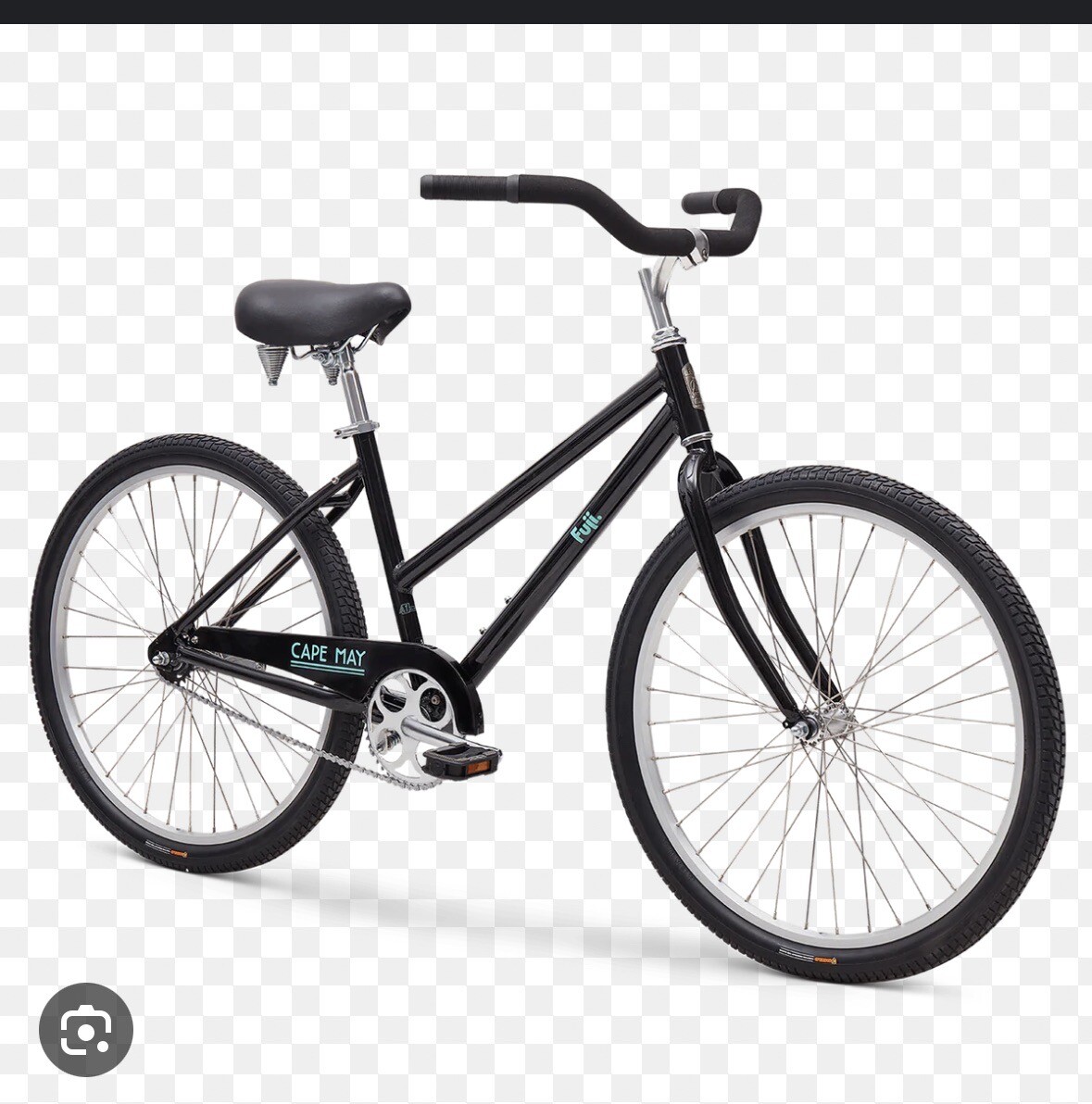 Fuji Cape May Fuji Cruiser Bike Fuji Cape May Cruiser Black/Aqua