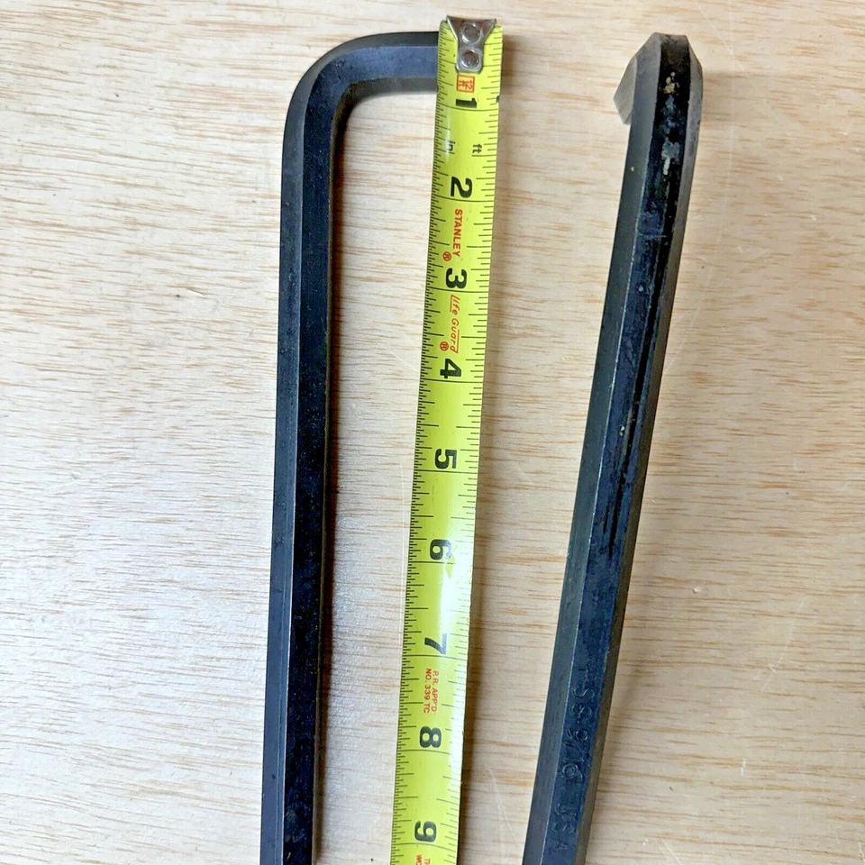 2 - Allen 9/16" x (9.5"L) Long Arm Hex Key Wrench - Image 2 of 4
