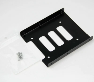 RHINORO Metal SSD HDD 2.5'' to 3.5'' Mounting Kit Hard Disk Drive Holder Dock
