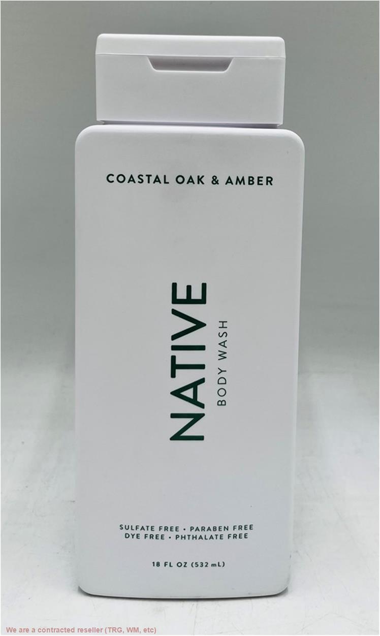 Натуральное средство для мытья тела - Прибрежный дуб и амбра - Без сульфатов - 18 жидких унций