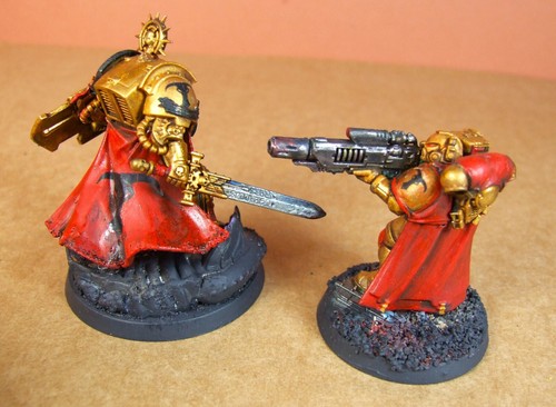 Warhammer 40K - Space Marines - Minotaurs - Troops x3 + Captain (BZ5) - Picture 3 of 5