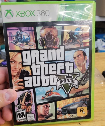 XBox 360: GRAND THEFT AUTO V GTA5  Complete w/both Discs and Map MINT!!