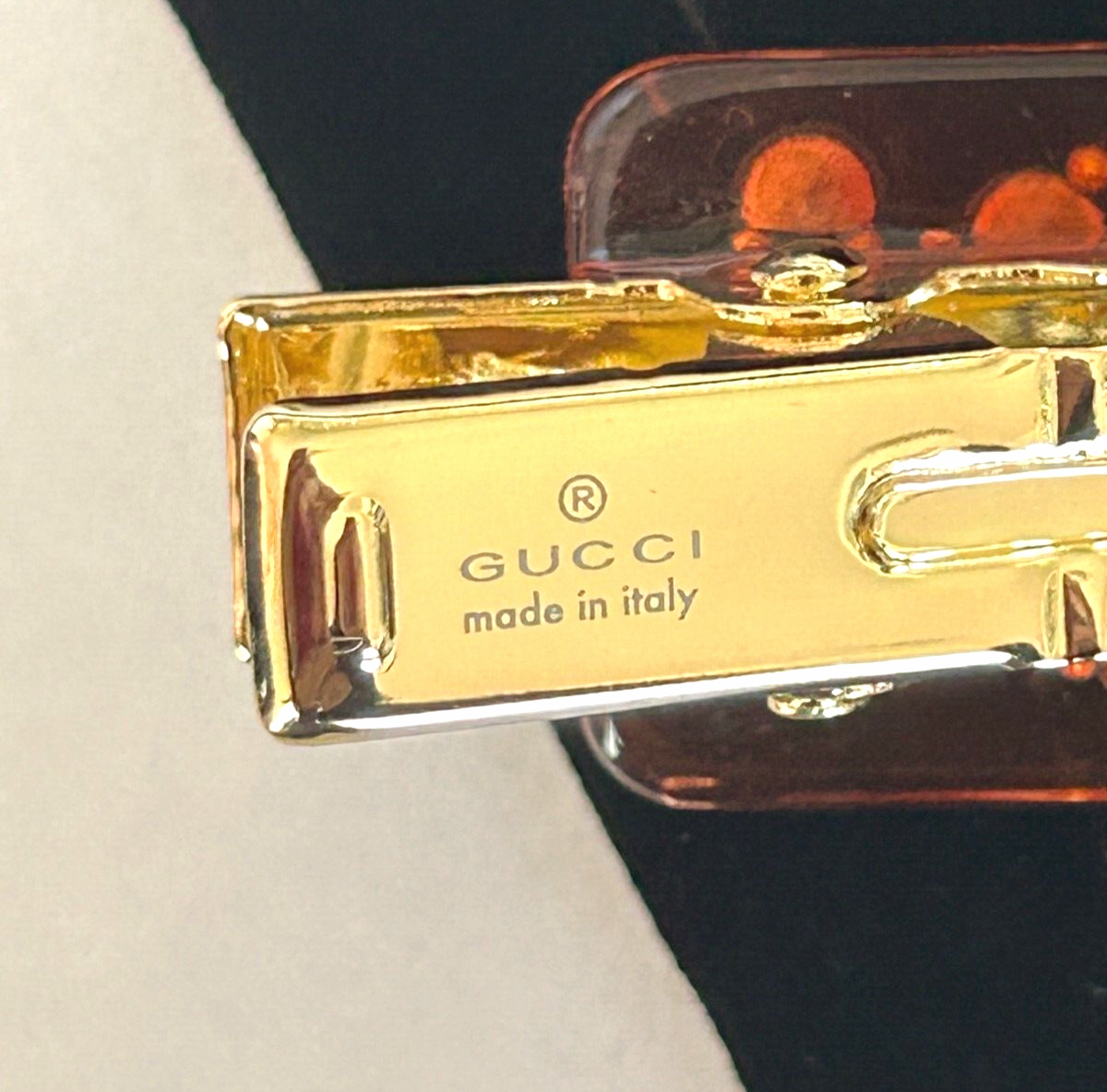 【完売品】GUCCI　バレッタ　ピンク　クリア　クリスタル 完売品】GUCCI バレッタ ピンク クリア クリスタル