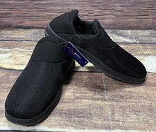 WFL Men Moccasin Slippers Indoor Outdoor Memory Foam Sole Breathable Lightweight