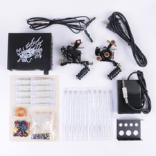 KA Complete Professional Tattoo Tool Kit Pro Double Tattoo Machine For Beginners