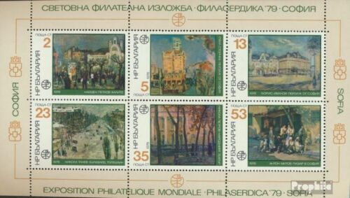 Bulgarie Bloc 78 (complète edition) neuf avec gomme originale 1978 Exposition ph - Picture 1 of 1
