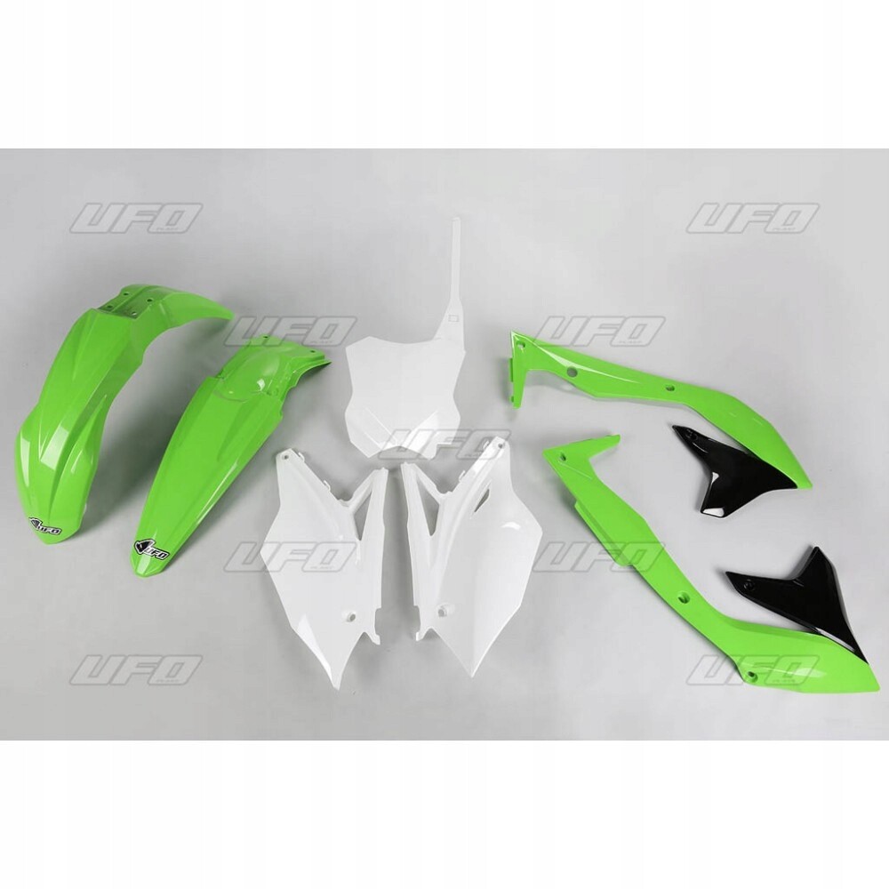 Kit plastique KXF 450 résistant aux chocs couleur OEM vert blanc noir 2018