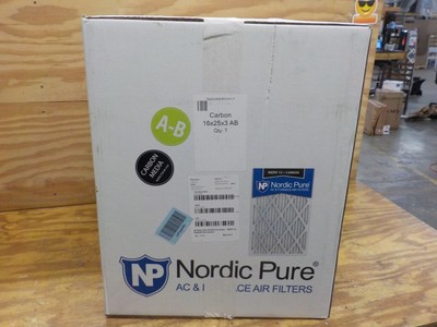 Nordic Pure 16x25x3 MERV 15 Trion Bear Cub 266649-101 Replacement Pleated AC Furnace Air Filter 7 Piece