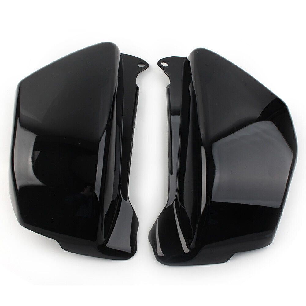 Motorcycle Battery Side Fairing Covers - Black ABS Compatible With Honda Magna VF750 1994-2004, Pair (Left & Right) - View #8
