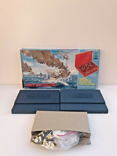 Vintage Battleships Naval Strategy 1970 Game For Two Players Family Game Board - Picture 2 of 12